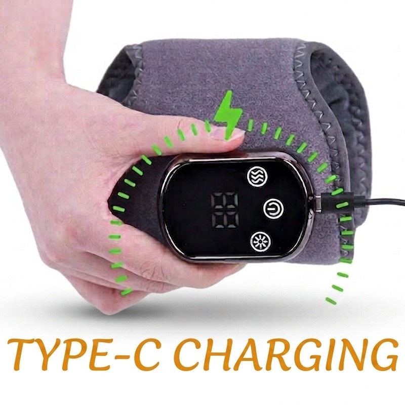 Close-up of ThermaSole controller being charged via Type-C cable